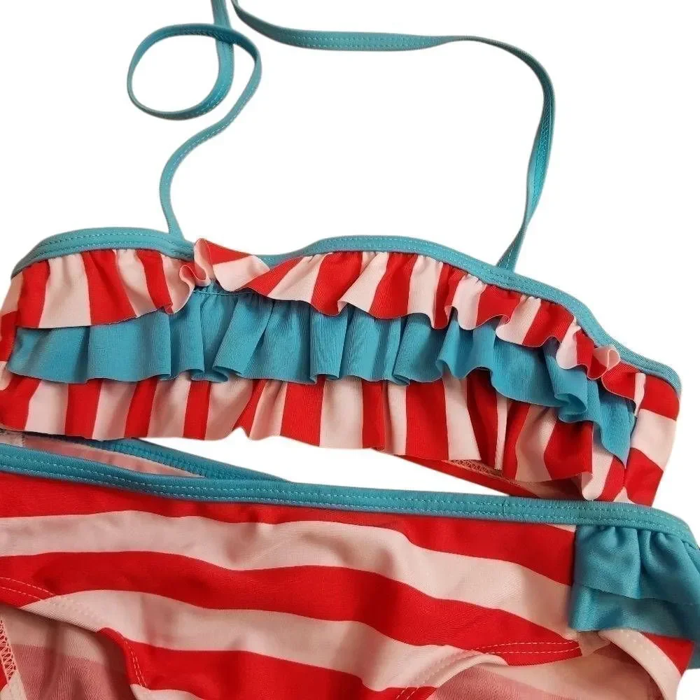 Jump n Slash Patriotic stripped bikini 8